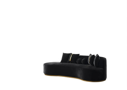 Ella  Velvet Chaise Lounge