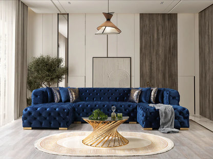 Neva  Velvet Double Chaise