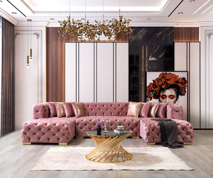 Neva  Velvet Double Chaise
