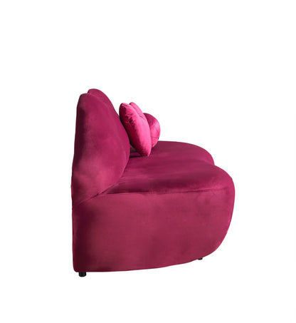 Lips Velvet Loveseat