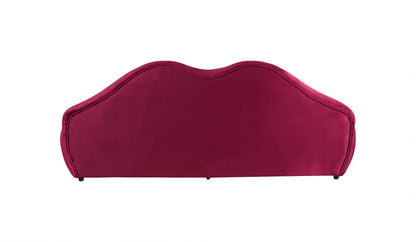 Lips Velvet Loveseat