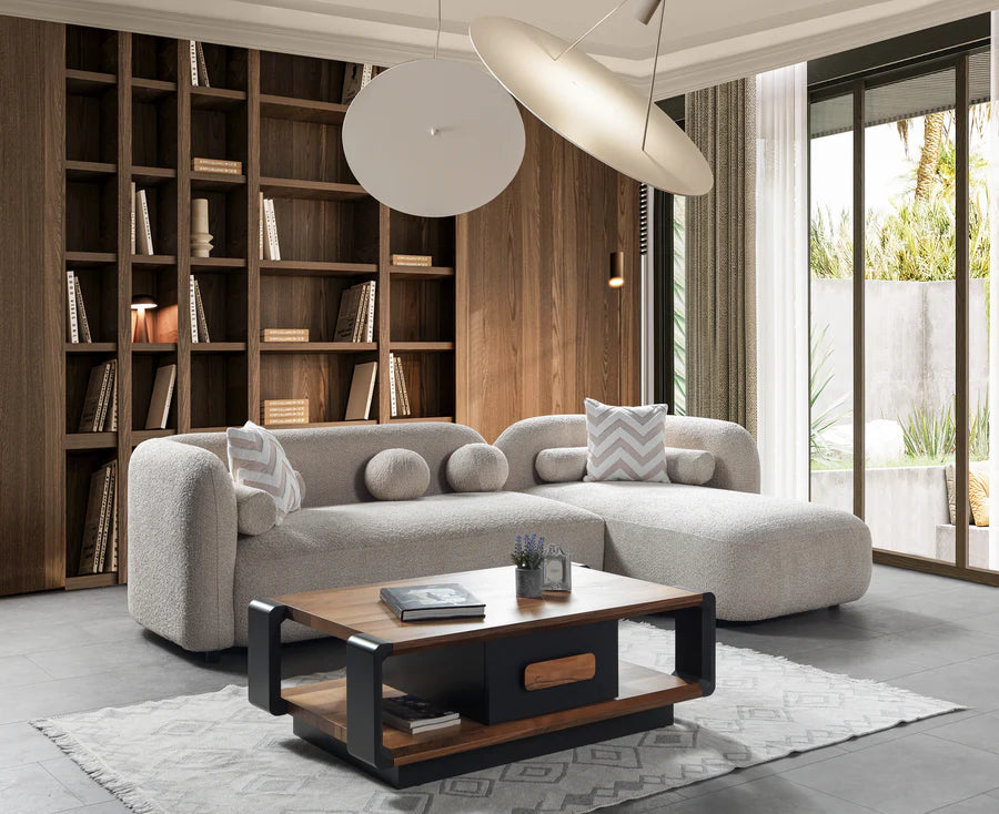 Liva Sand Boucle RAF  Sectional