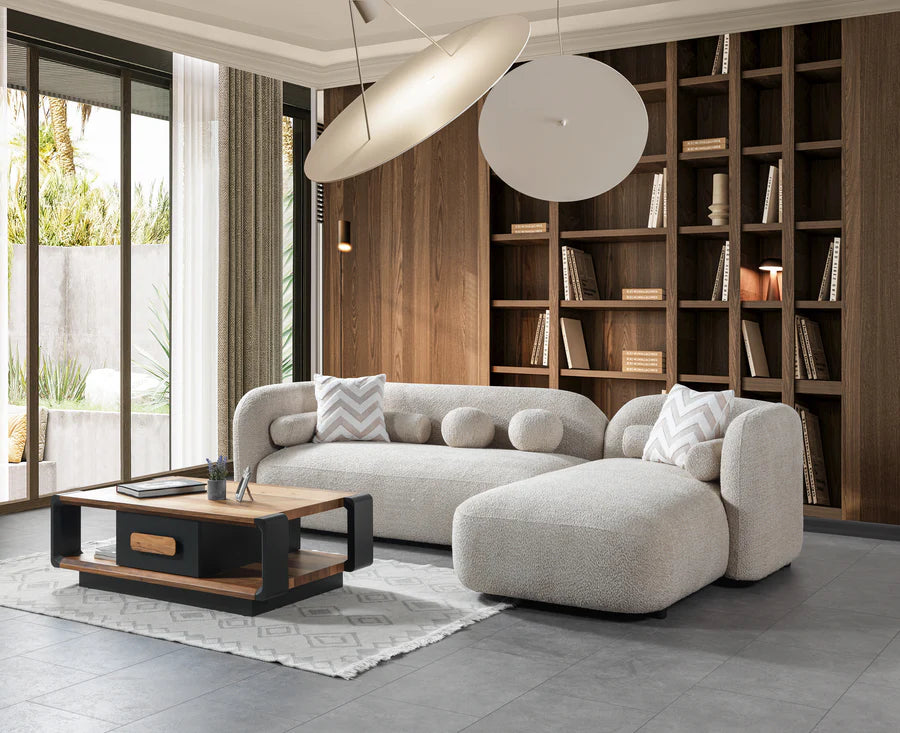 Liva Sand Boucle RAF  Sectional