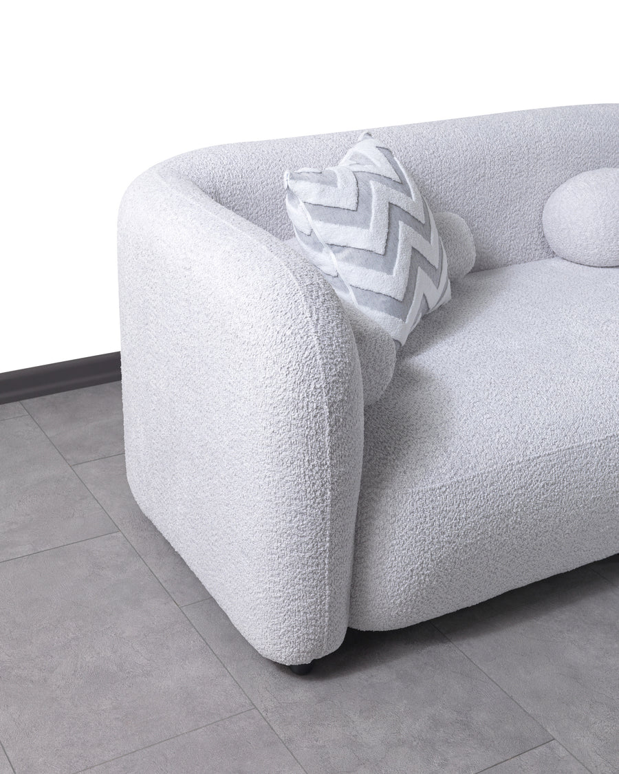 Liva Gray Boucle RAF Sectional