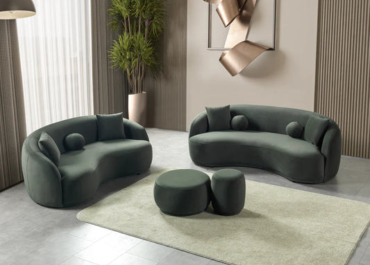 Bonita Green Velvet