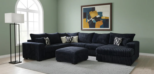 Texas Blk 4pc Sectional