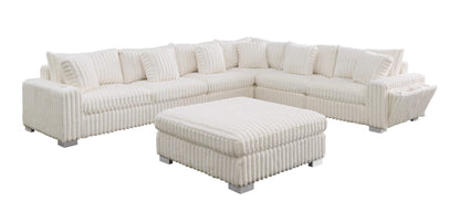 Snuggle Station Modular Sectional with Ottoman & Console (S329)