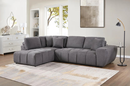 S863 Uptown Modern Sectional Sofa with Chaise