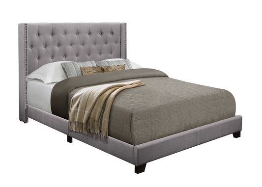 Serene Grey Queen Bed