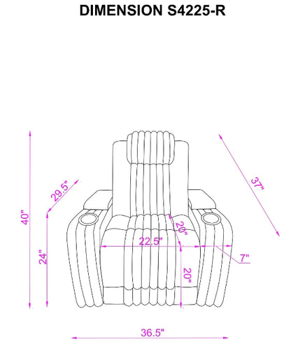 S4225 Lita  Pwr Recliners