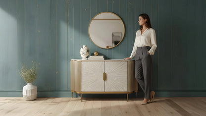 Solara Sideboard (Champagne Gold)