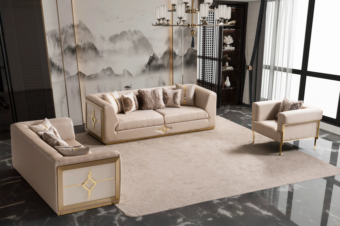 Vega Collection Sofa Set