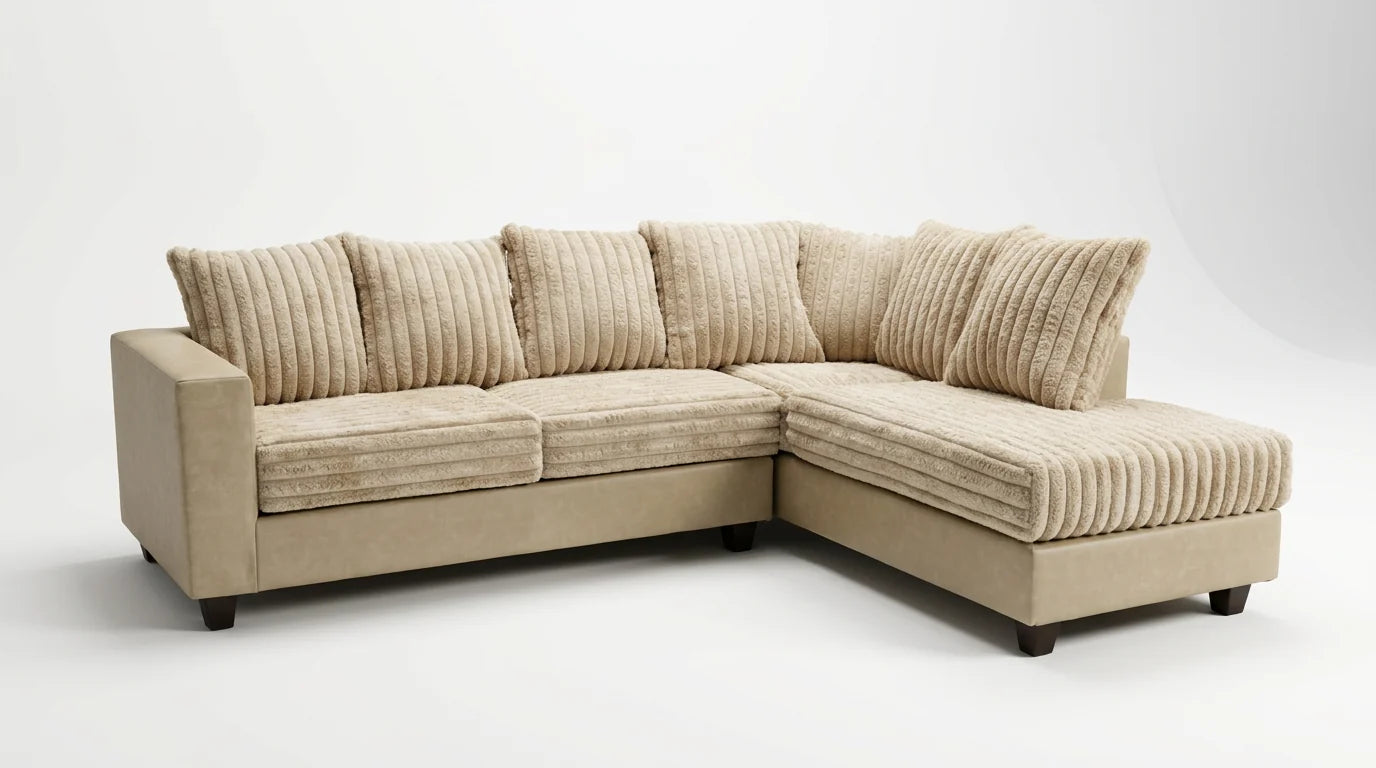 Costa Sectional | Contemporary Sofa & Chaise | Bone
