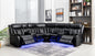 Batman Black Power Reclining Sectional