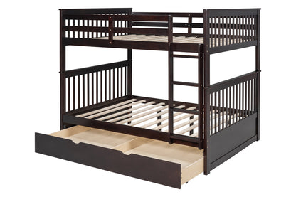 BB30 Full/Full Bunk Bed w/Twin Trundle