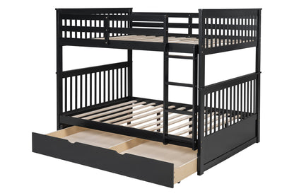 BB30 Full/Full Bunk Bed w/Twin Trundle