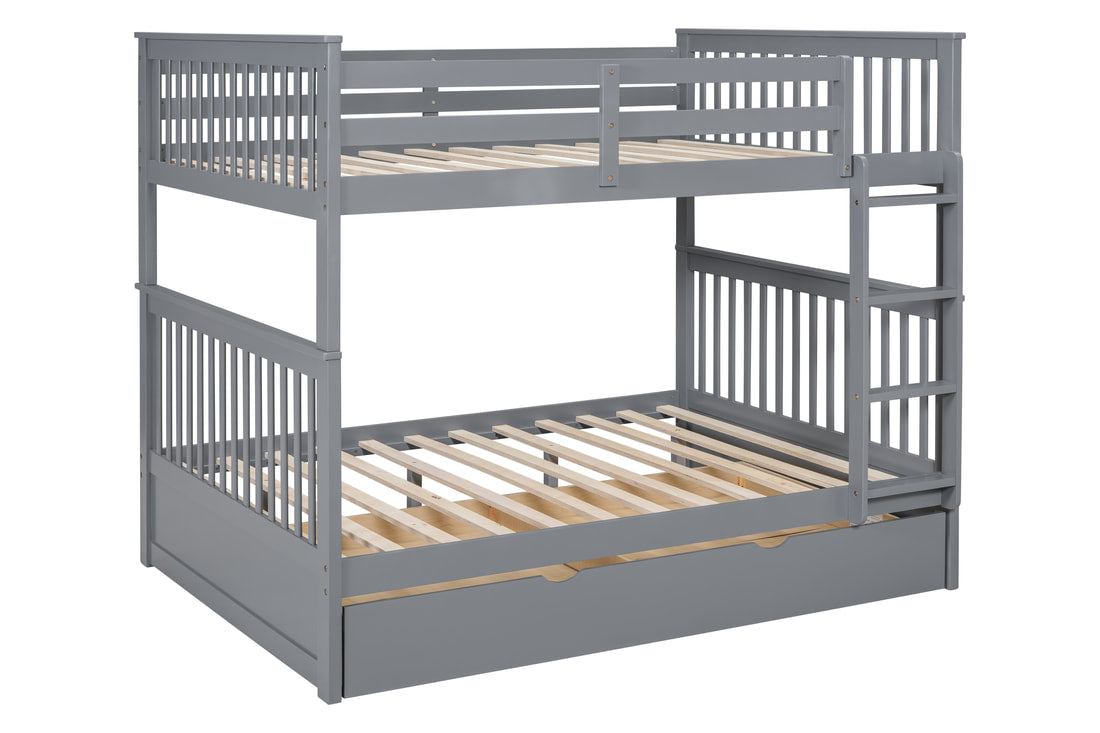 BB30 Full/Full Bunk Bed w/Twin Trundle