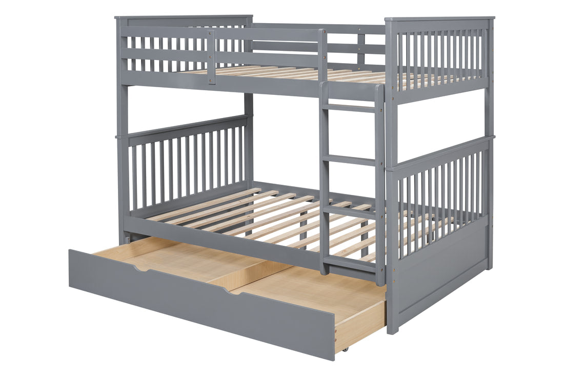 BB30 Full/Full Bunk Bed w/Twin Trundle