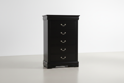Black Louis Philippe Chest - Studio Style