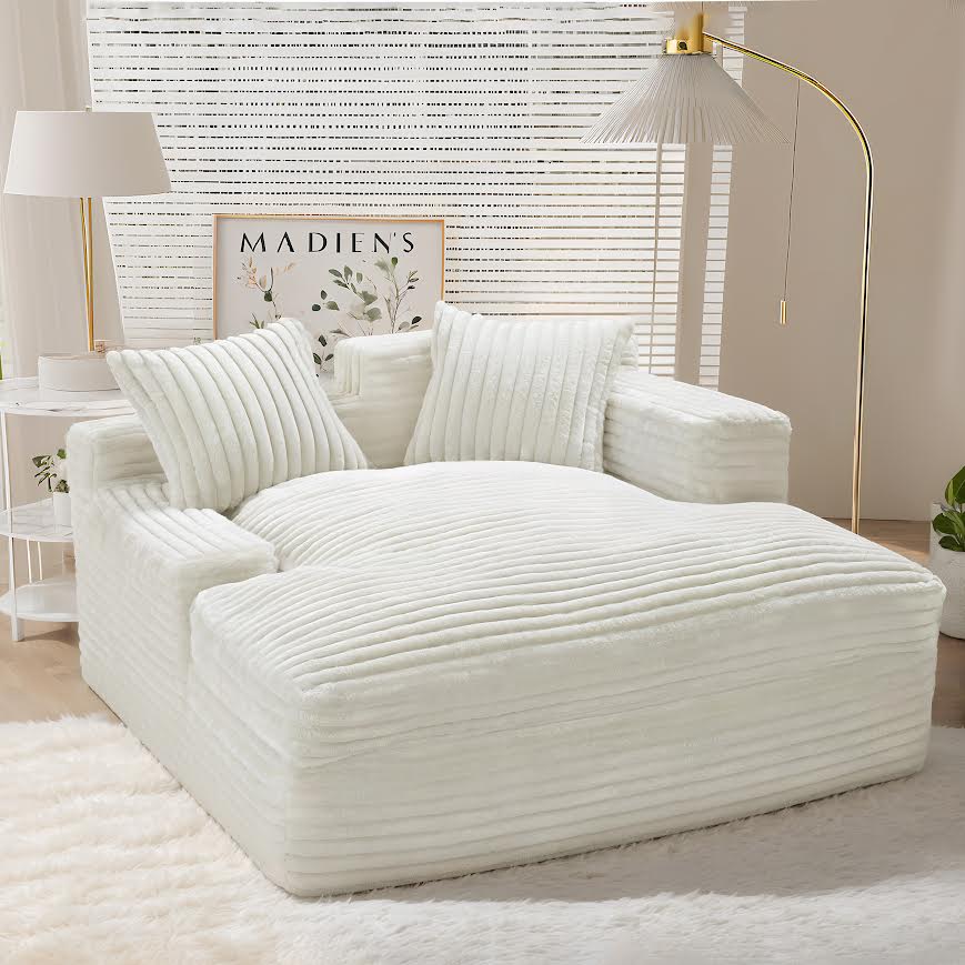 Plush Chaise Lounge