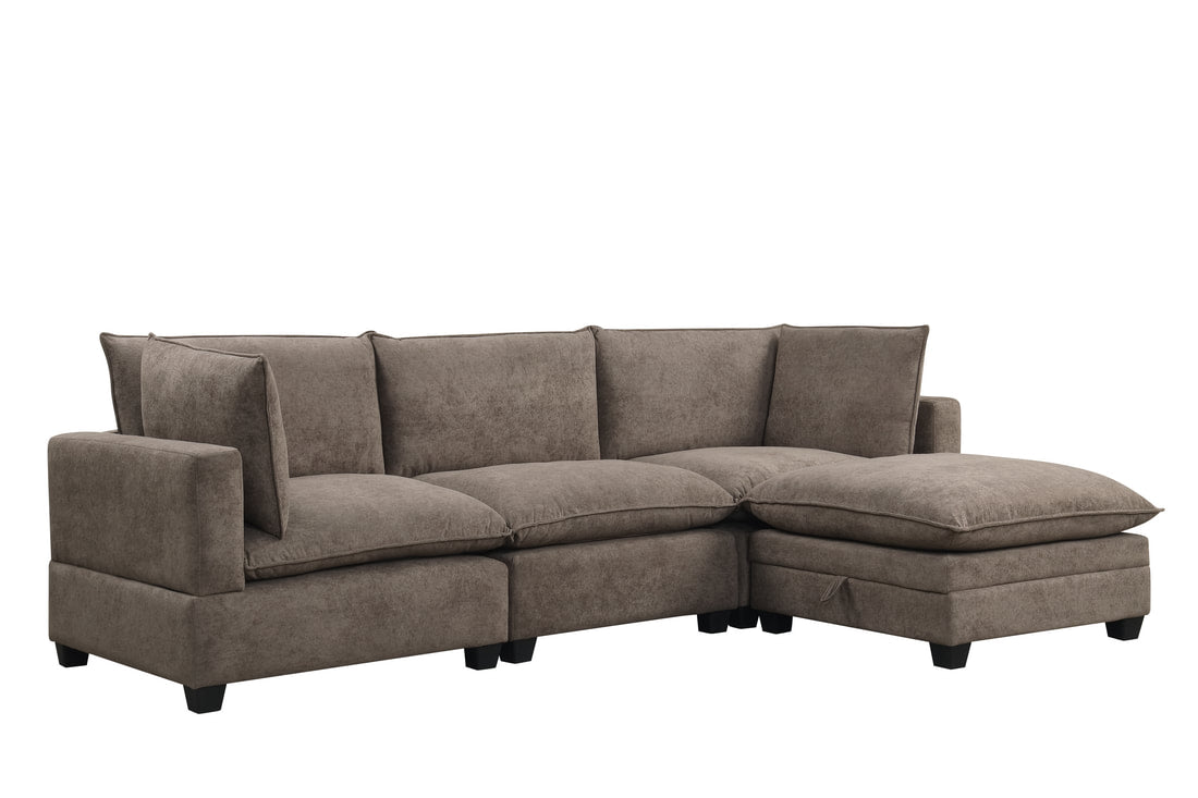 Callan Performance Fabric Modular Sectional | Taupe