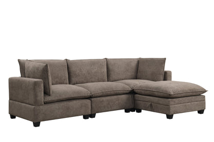 Callan Performance Fabric Modular Sectional | Taupe