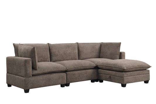 Callan Performance Fabric Modular Sectional | Taupe