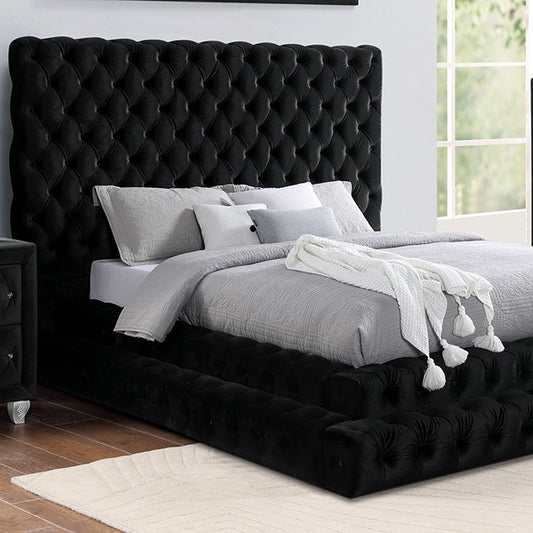 KIKI Black Platform Bed