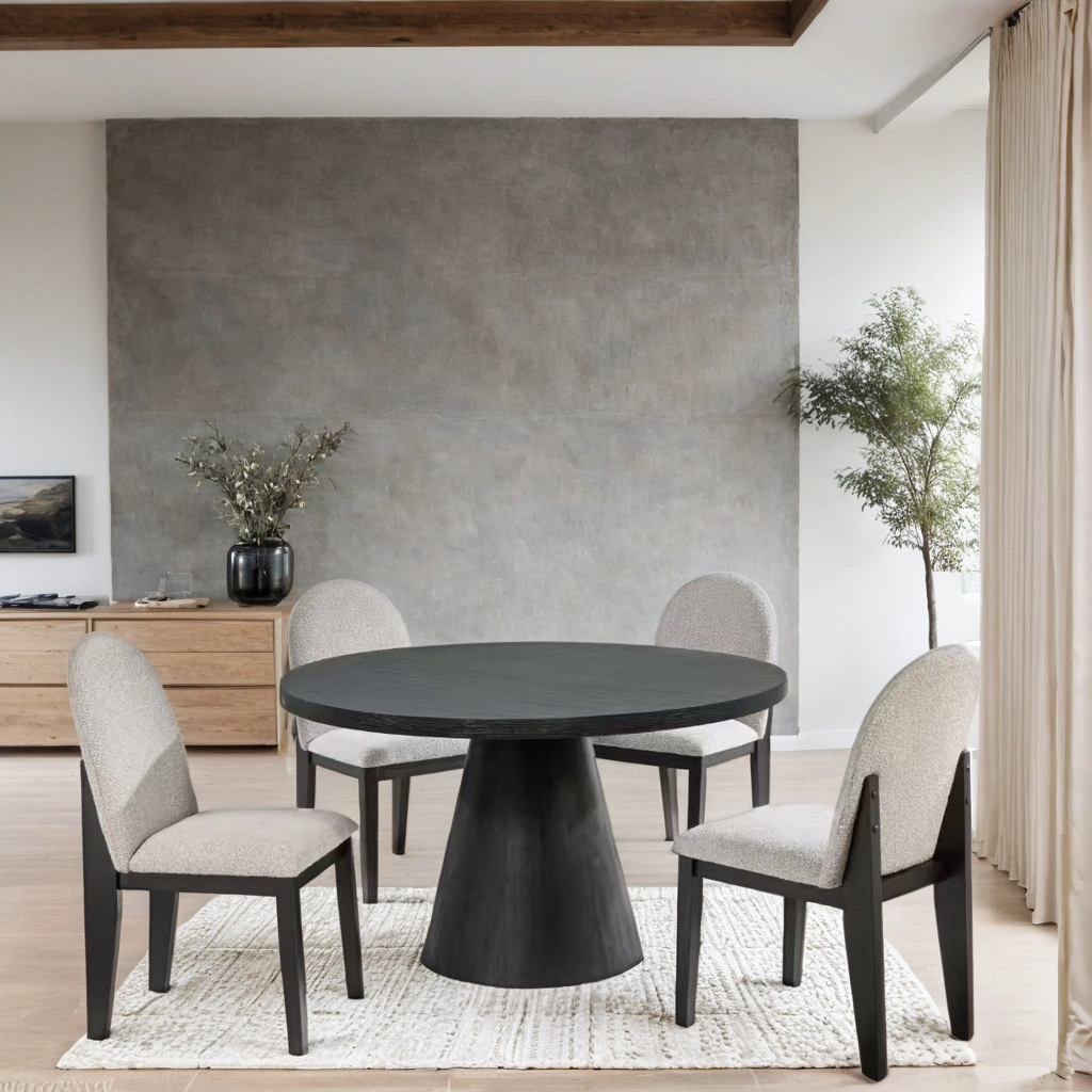 D500 Dining Table + 4 Chair Set