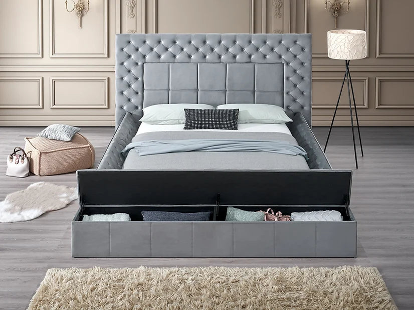 Emerald Gray Bed