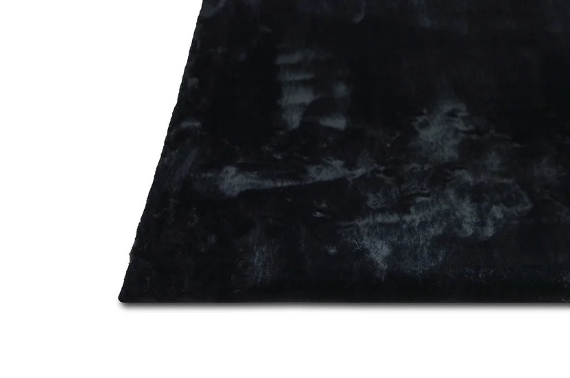 Rabbit Black Rug