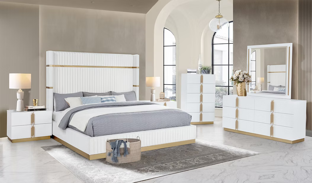 B7551 Evon Bedroom(White)