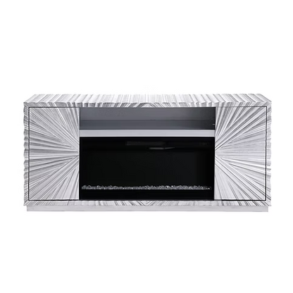 Selene Silver Leaf Fireplace