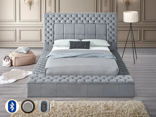 Emerald Gray Bed