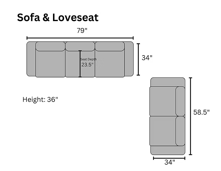 Kora Sofa & Love seat