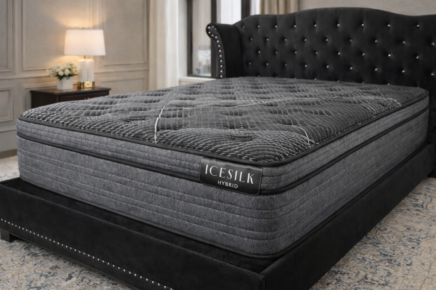 IceSilk Eurotop Hybrid Mattress