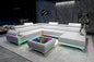 Optimus White Sectional w/ Coffee table