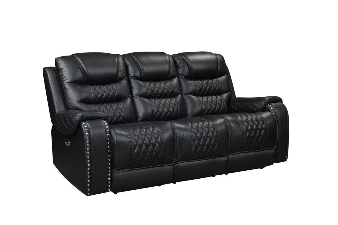 Harley Power -  3 PC TOP GRAIN LEATHER Reclining Set