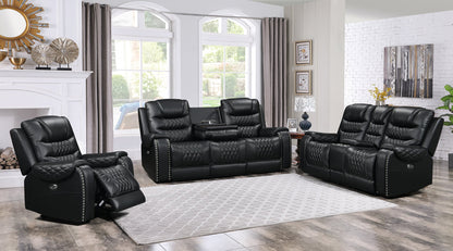 Harley Power -  3 PC TOP GRAIN LEATHER Reclining Set