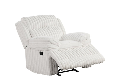 Heaven - White 3pc Reclining Set