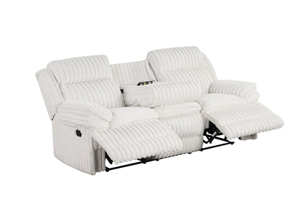 Heaven - White 3pc Reclining Set