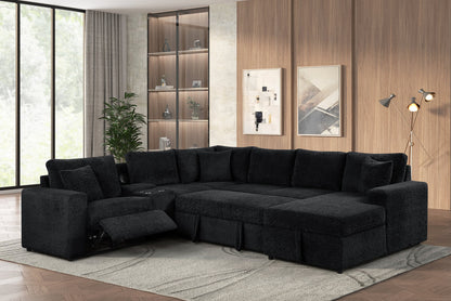 Hunter Sleeper Sectional with Storage, Pull-Out Bed & Bluetooth Speaker