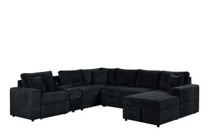 Hunter Sleeper Sectional with Storage, Pull-Out Bed & Bluetooth Speaker