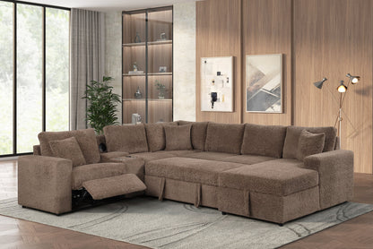 Hunter Sleeper Sectional with Storage, Pull-Out Bed & Bluetooth Speaker