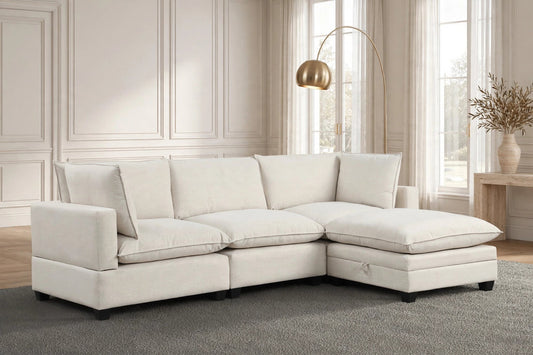 Callan Performance Fabric Modular Sectional | Beige
