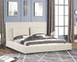 Lauren Beige Platform Bed