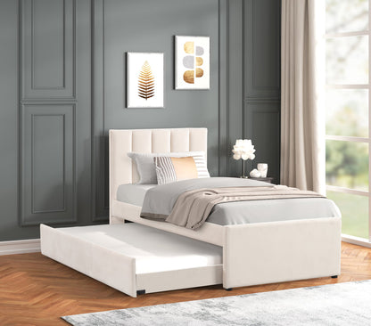 MAYA - Twin Platform Bed w/ Trundle