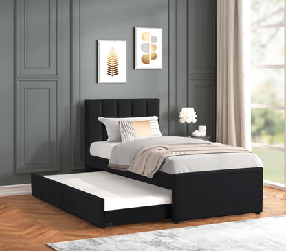 MAYA - Twin Platform Bed w/ Trundle