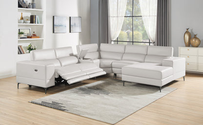 MILANO BLACK - 6PC Power Reclining Sectional