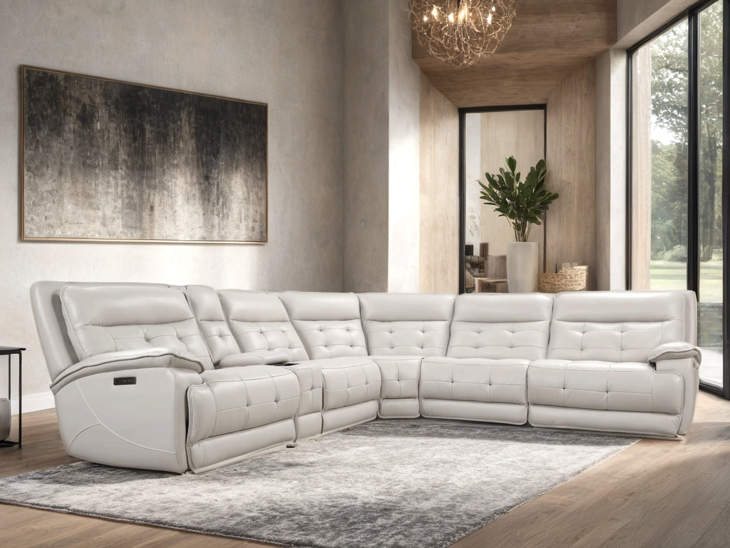 Palma Sand- OVERSIZED Power Reclining Sectional